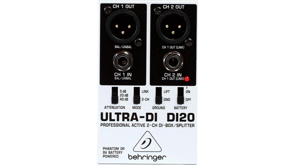 dual channel active di box