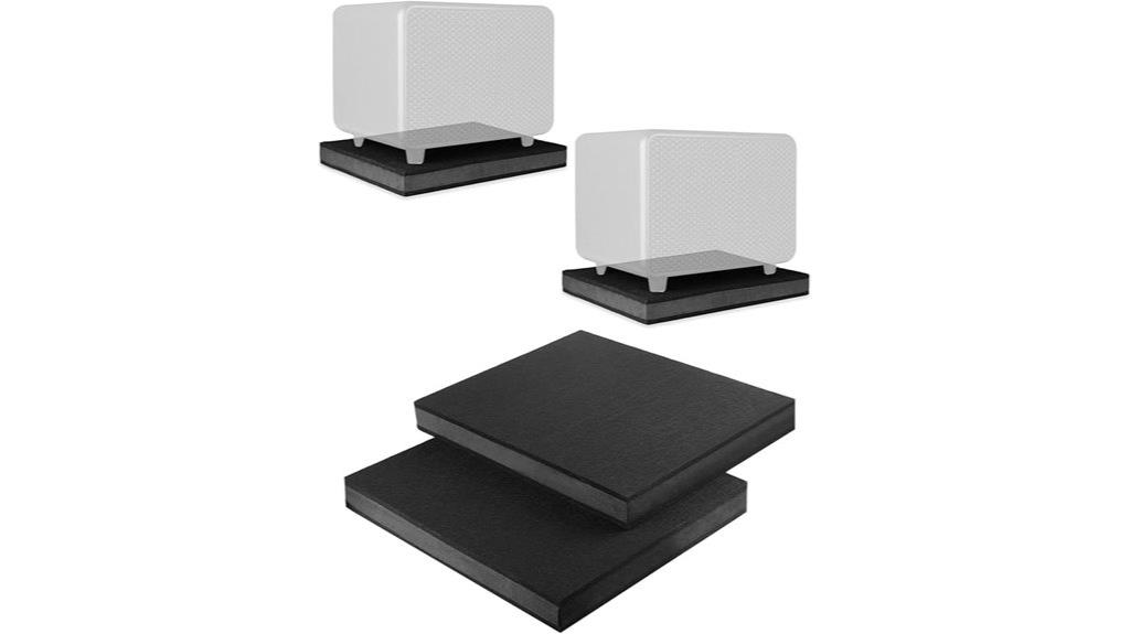 dual monitor isolation pads