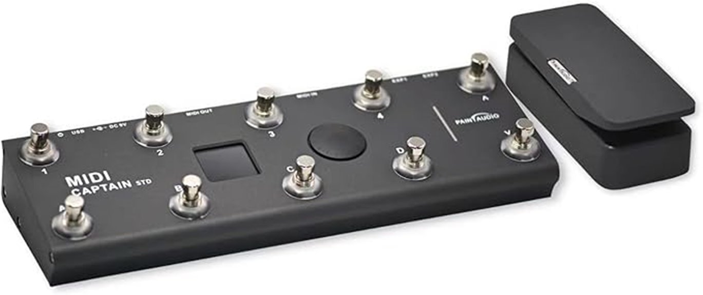 dual output midi foot controller