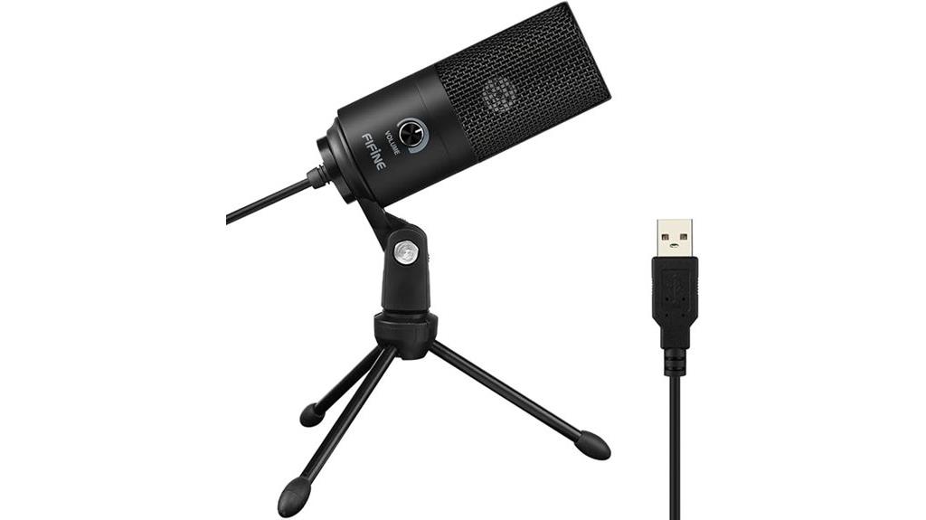 fifine usb microphone features