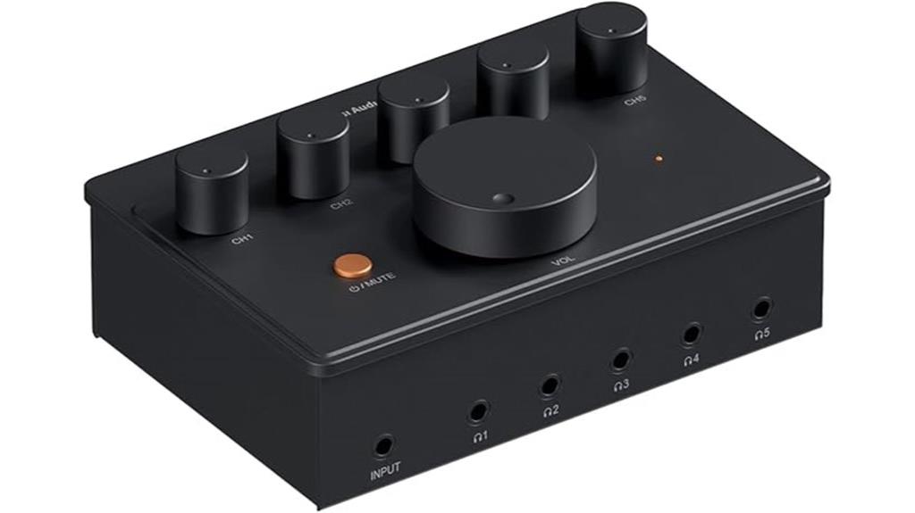 five channel headphone amplifier