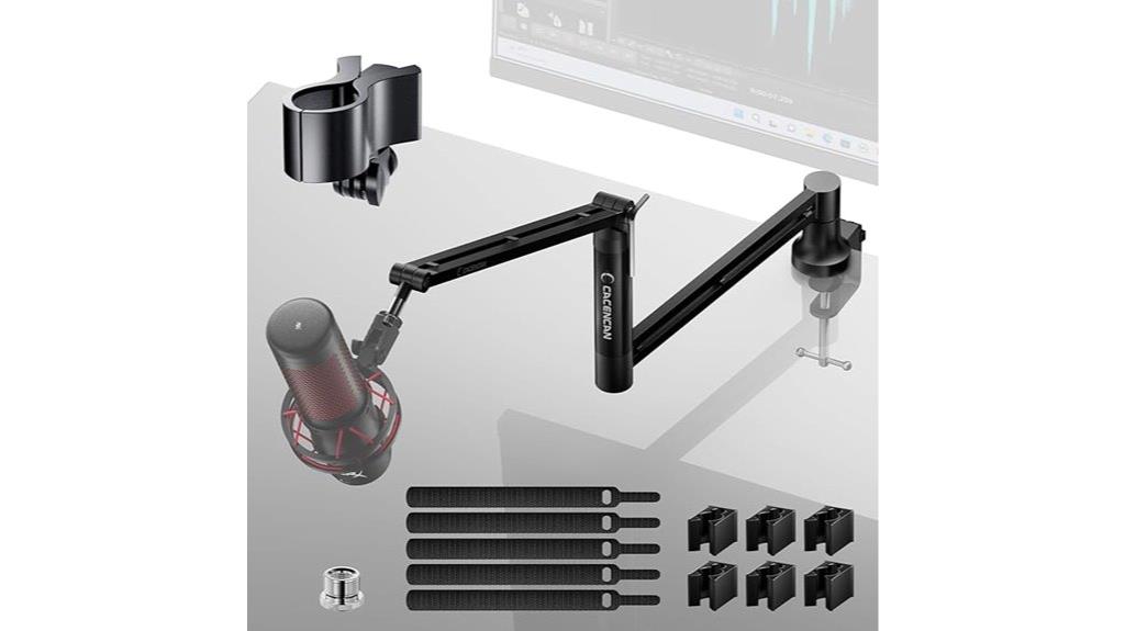 flexible 360 boom arm
