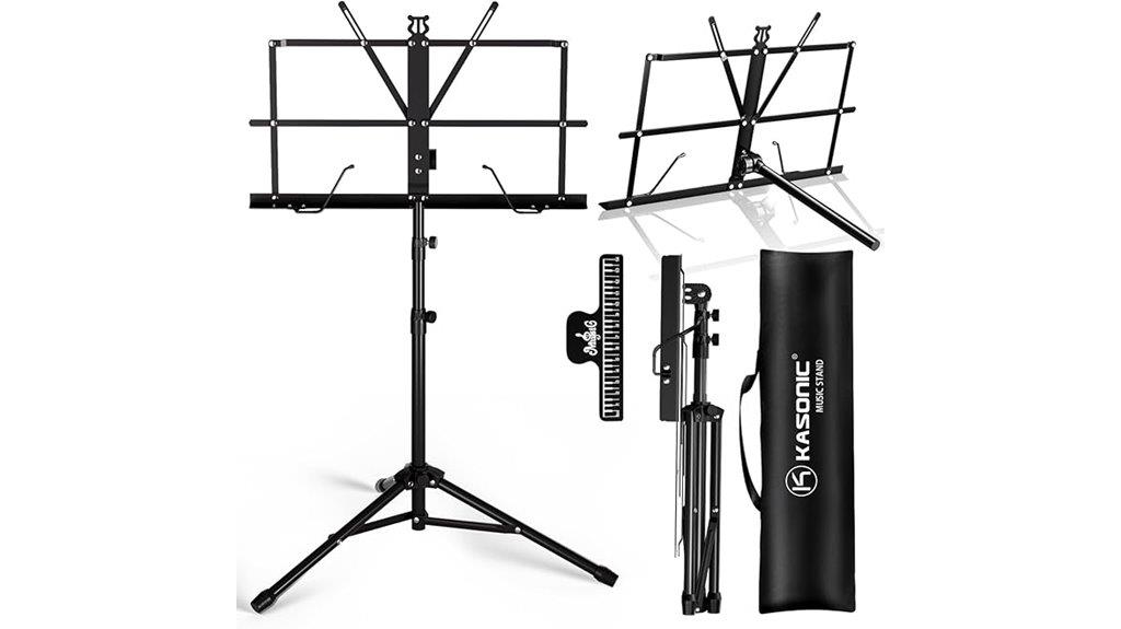 foldable music stand combo
