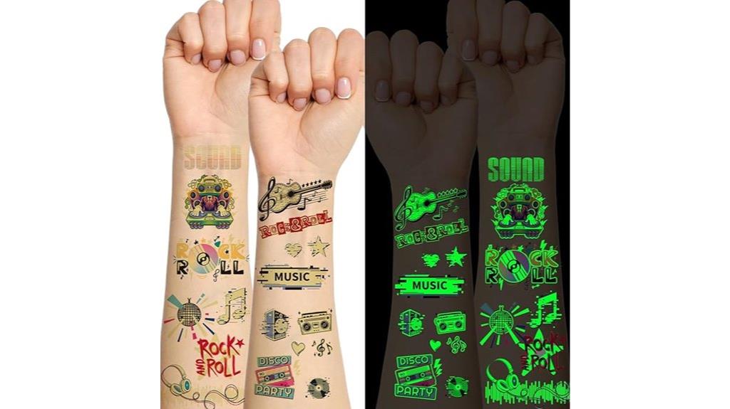 glow in the dark band tattoos