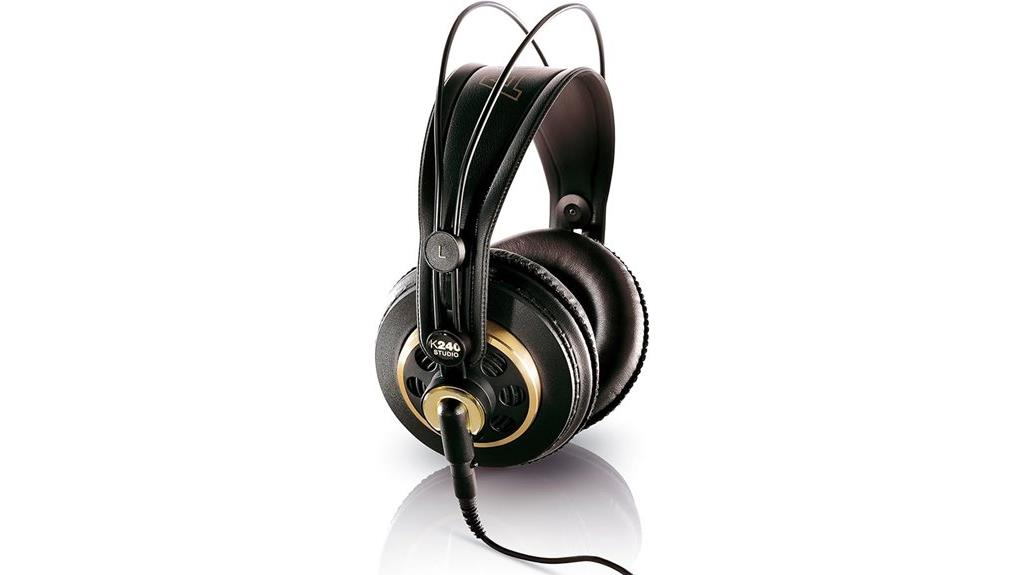 gold akg k240 headphones