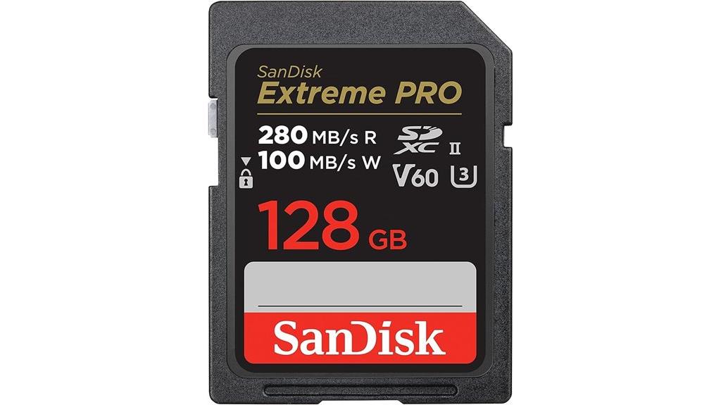 high capacity ultra fast memory card