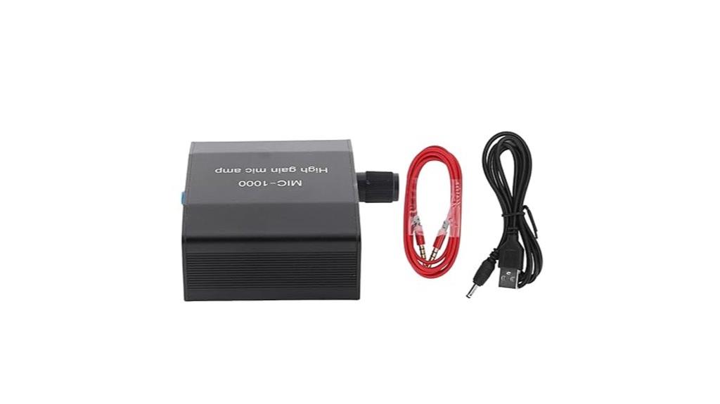 high gain microphone amplifier