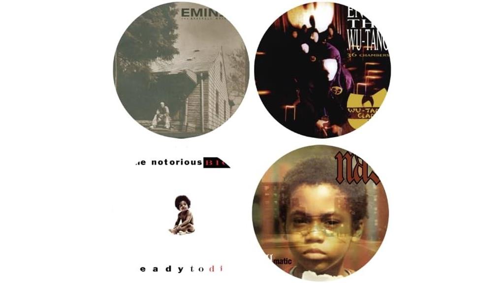 hip hop album coaster designs
