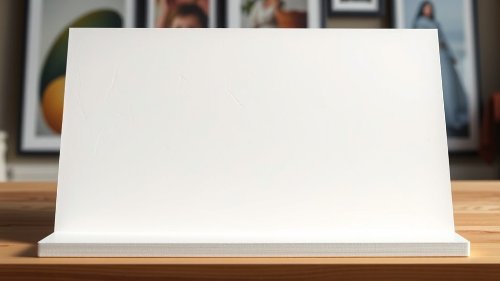 material size finish support