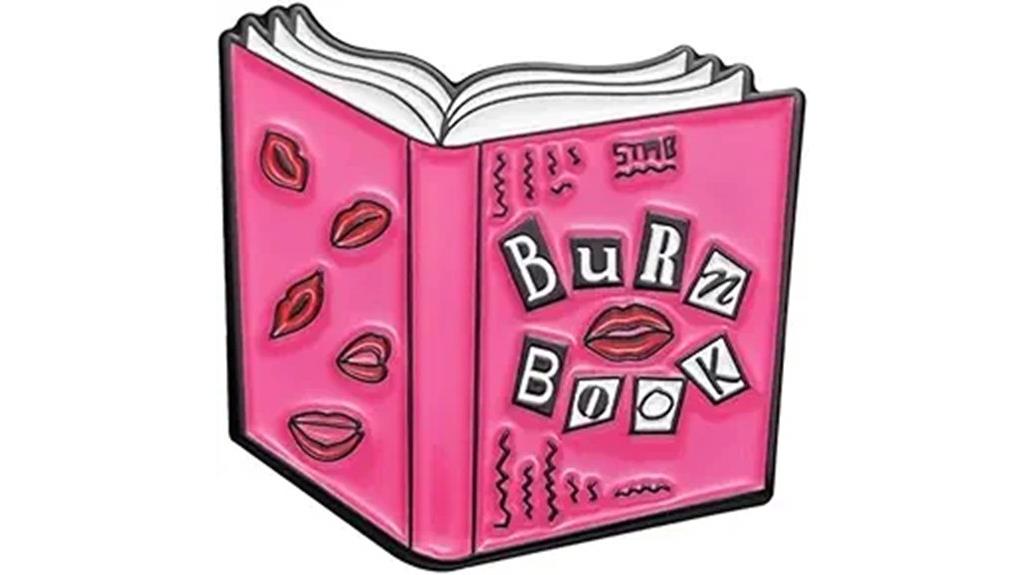 mean girls burn book pin