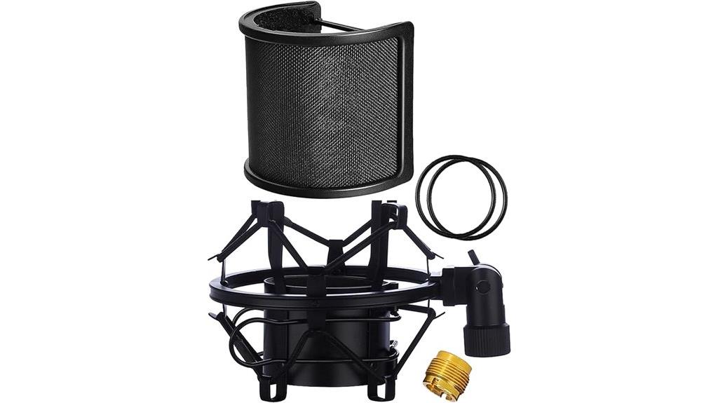 microphone mount with pop