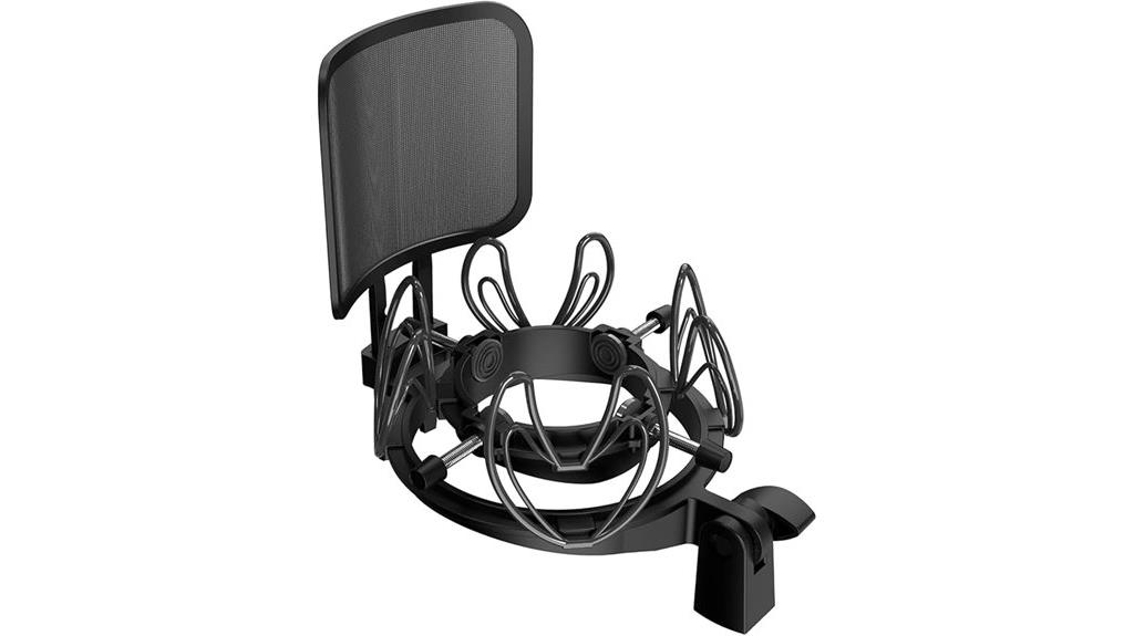 microphone shock mount pop
