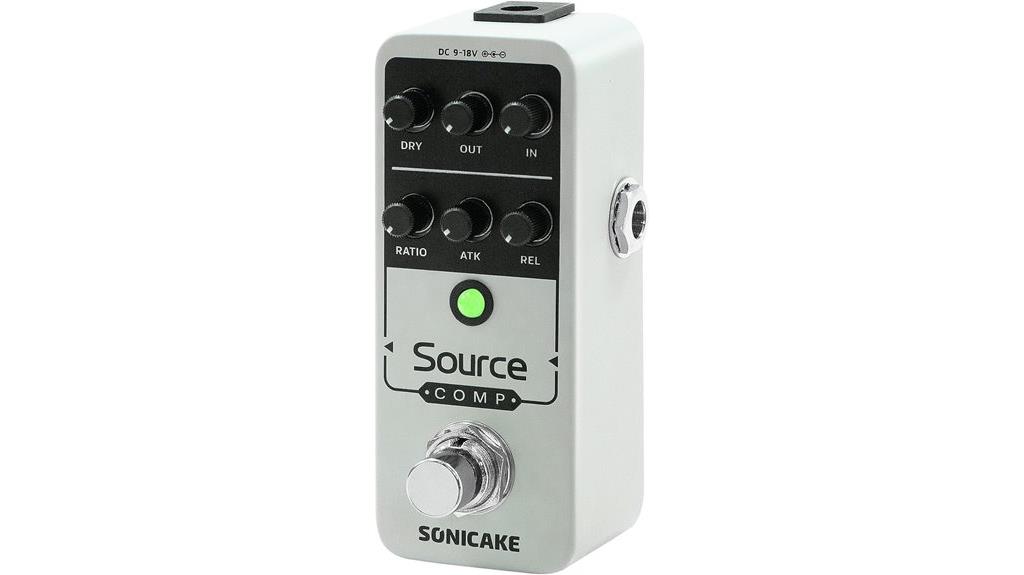 mini analog guitar compressor