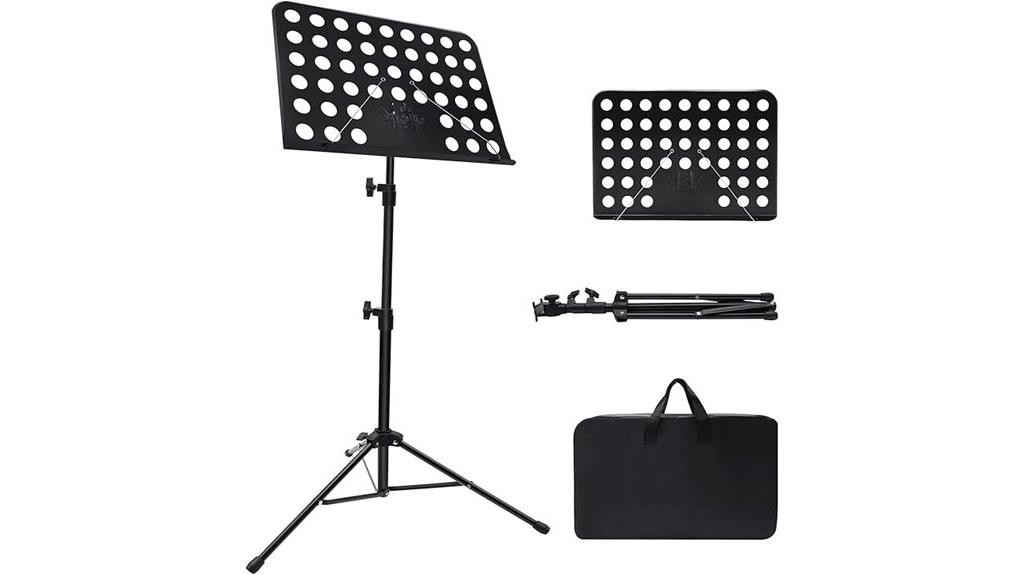 multiple adjustable music stands