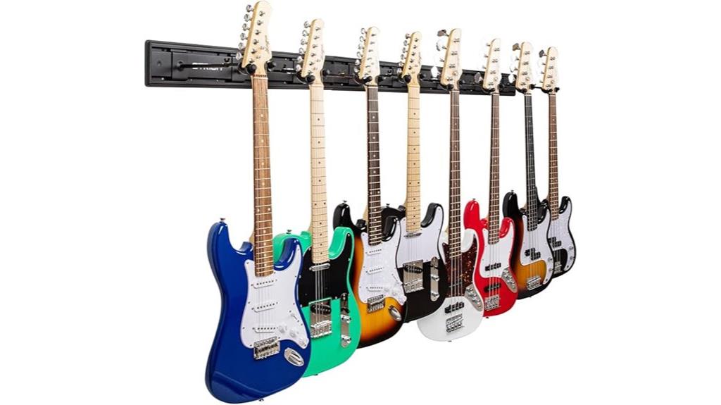 multiple guitar wall mounts