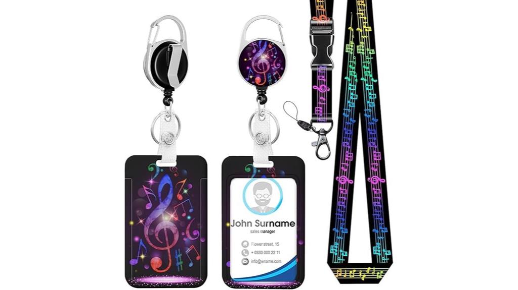 music badge lanyards