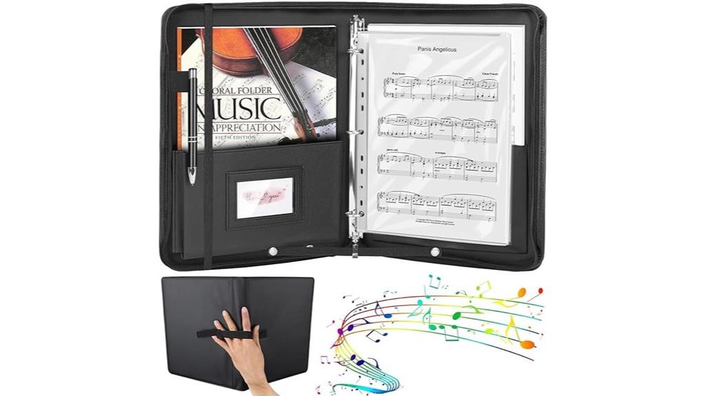 music binder for sheet music