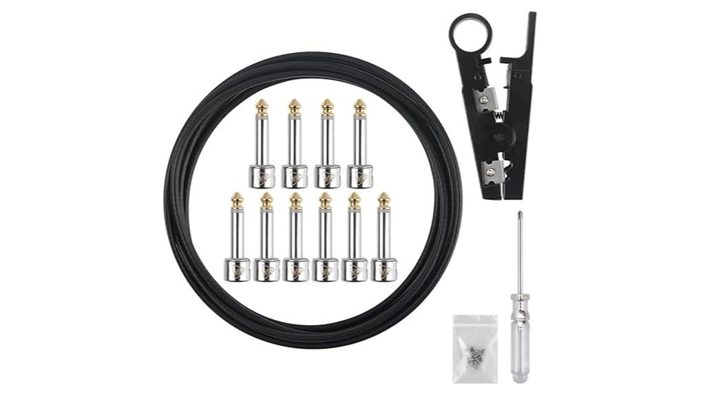 no solder pedalboard cable kit