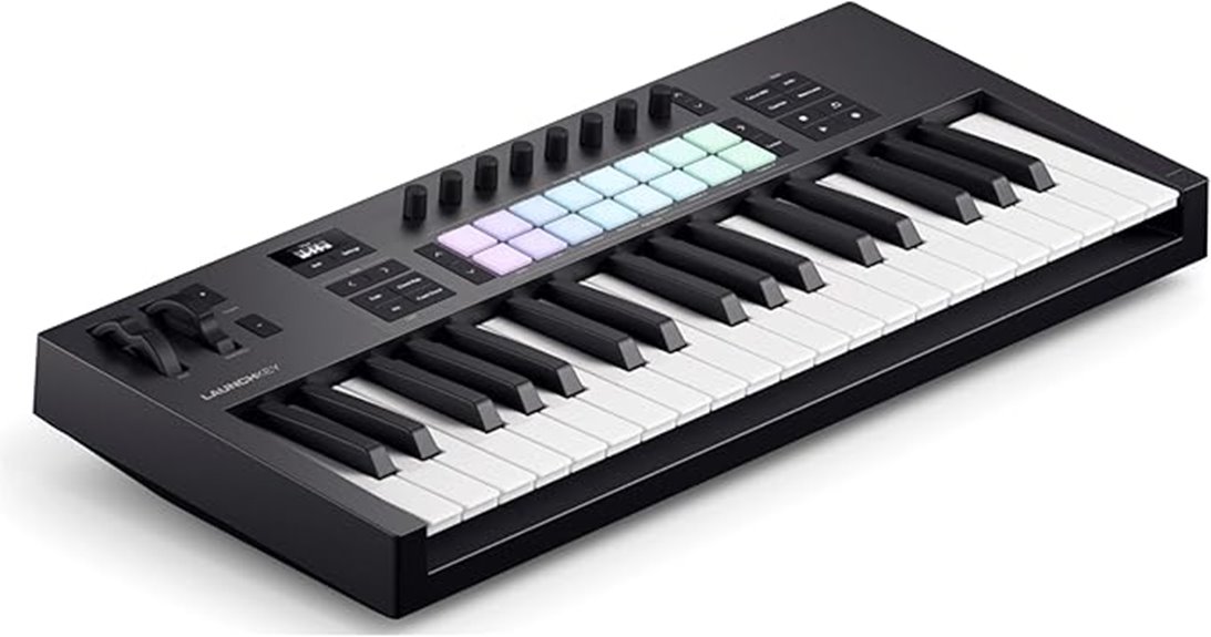 novation 37 key midi controller