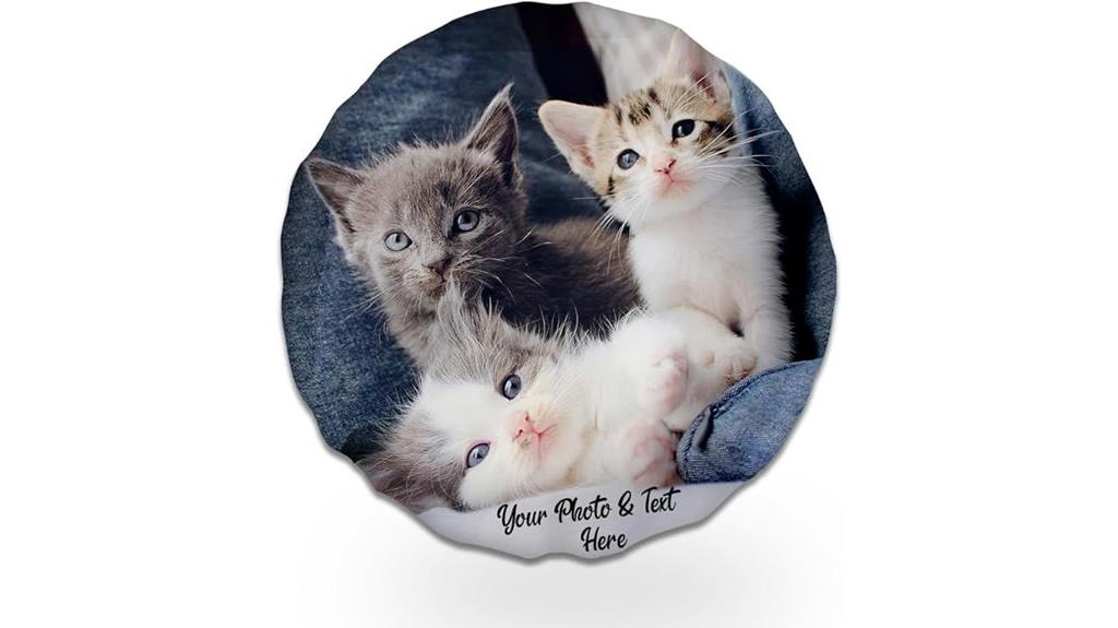 personalized text photo pillow