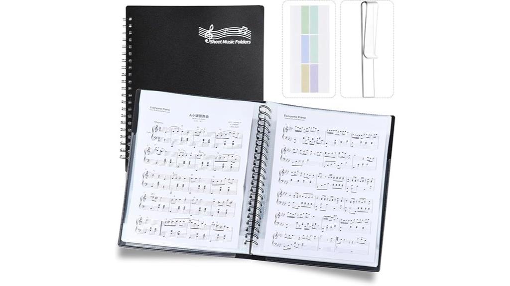 piano sheet storage organizer