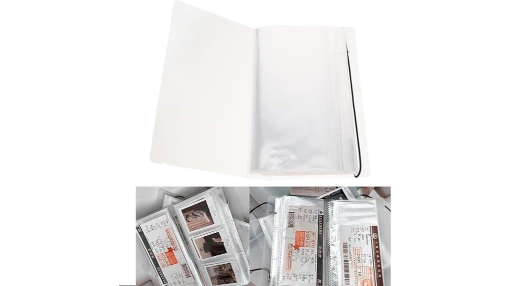 plane ticket and photo holder