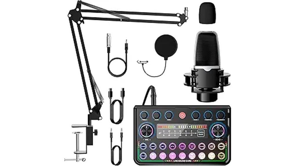 podcast bundle with microphone