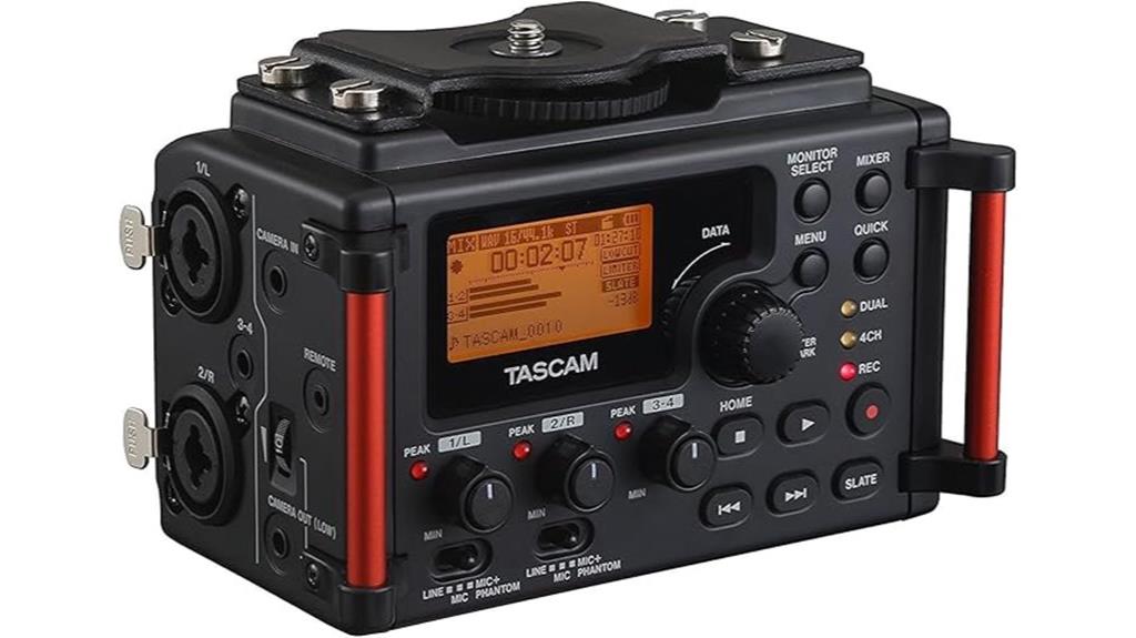 portable audio recorder for videographers