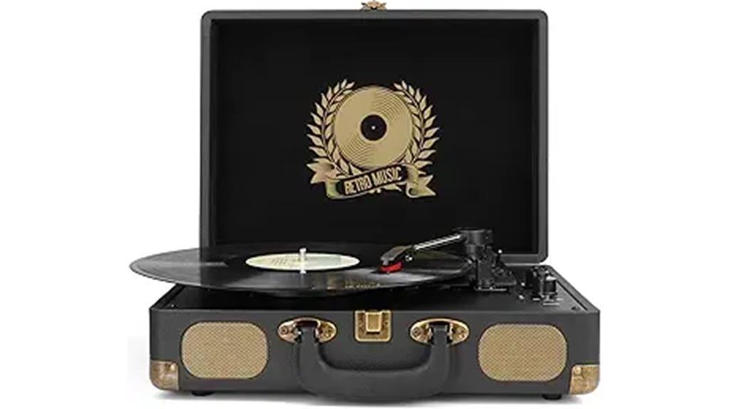 portable bluetooth vinyl player