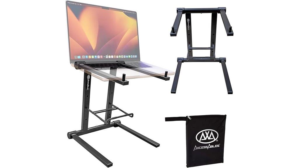 portable dj laptop stand