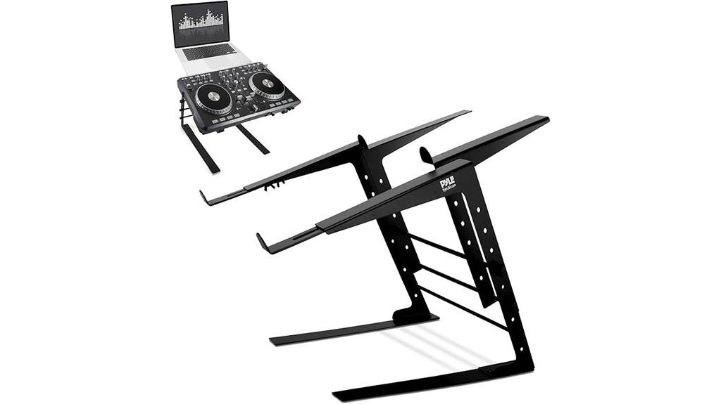 portable dual laptop stand