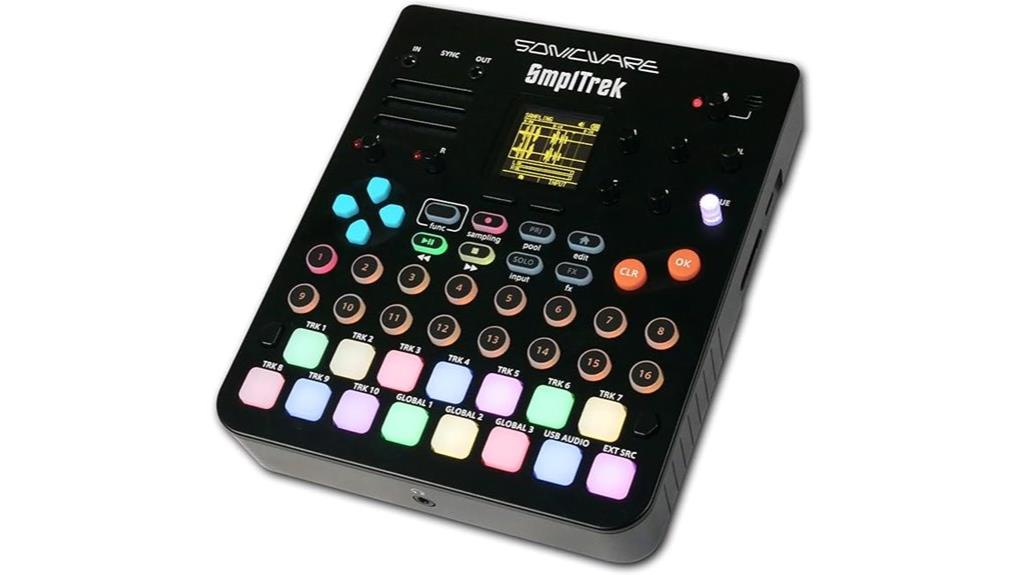 portable sampler and drum machine