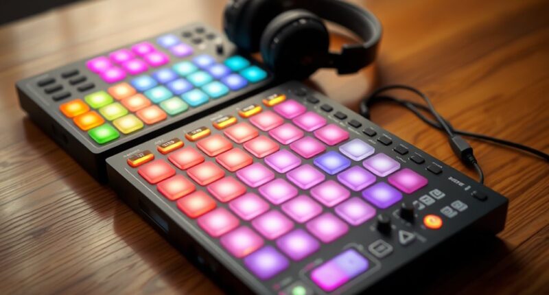 portable sampler pads selection