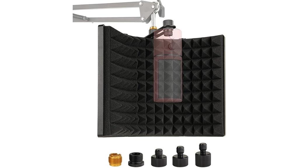 portable soundproof microphone shield
