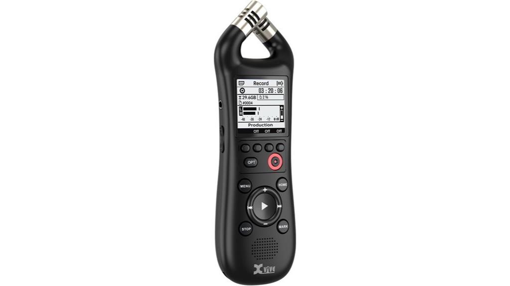 portable stereo recording device