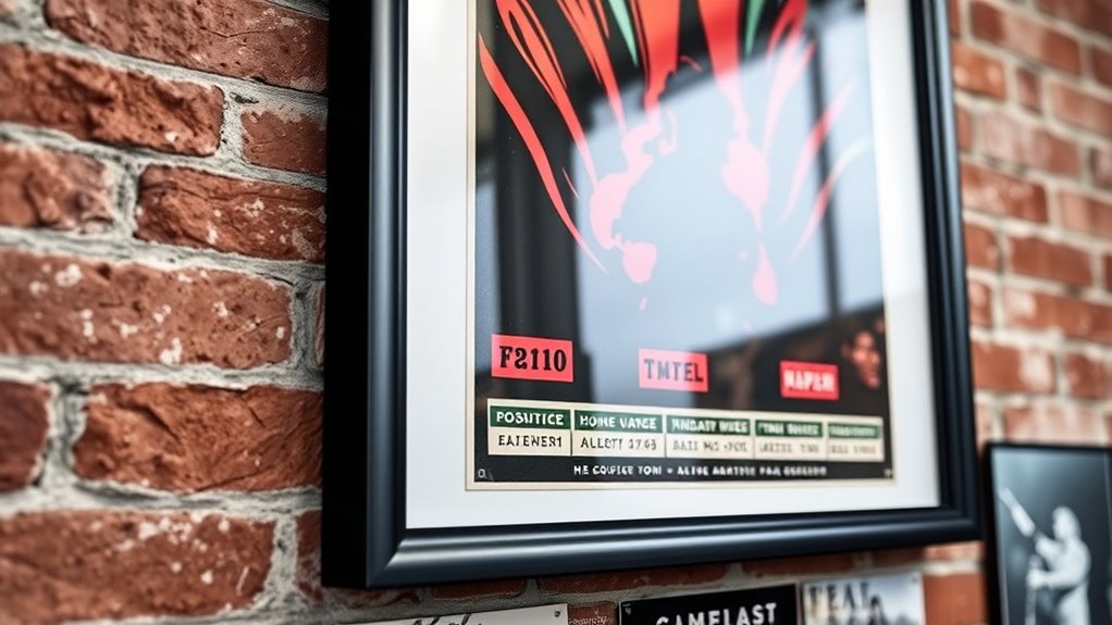 poster framing considerations