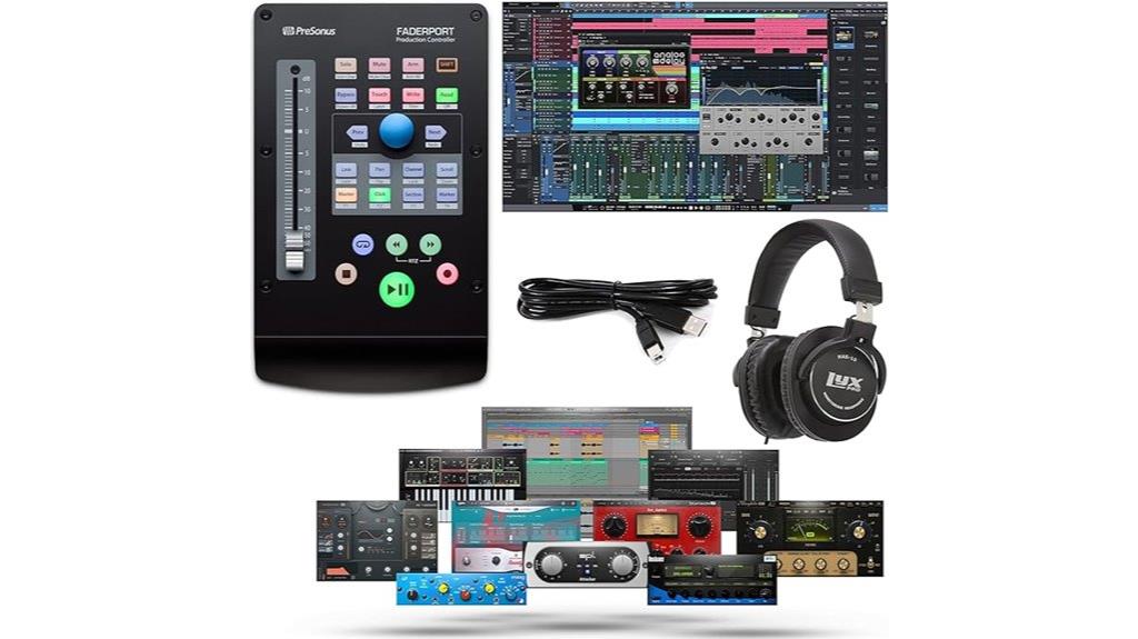 presonus faderport with headphones