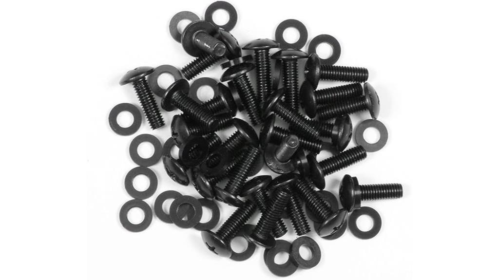 rack rail screw set