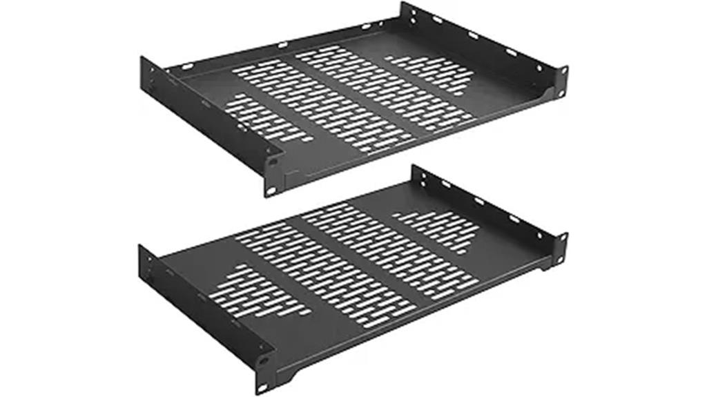 rack shelves for network