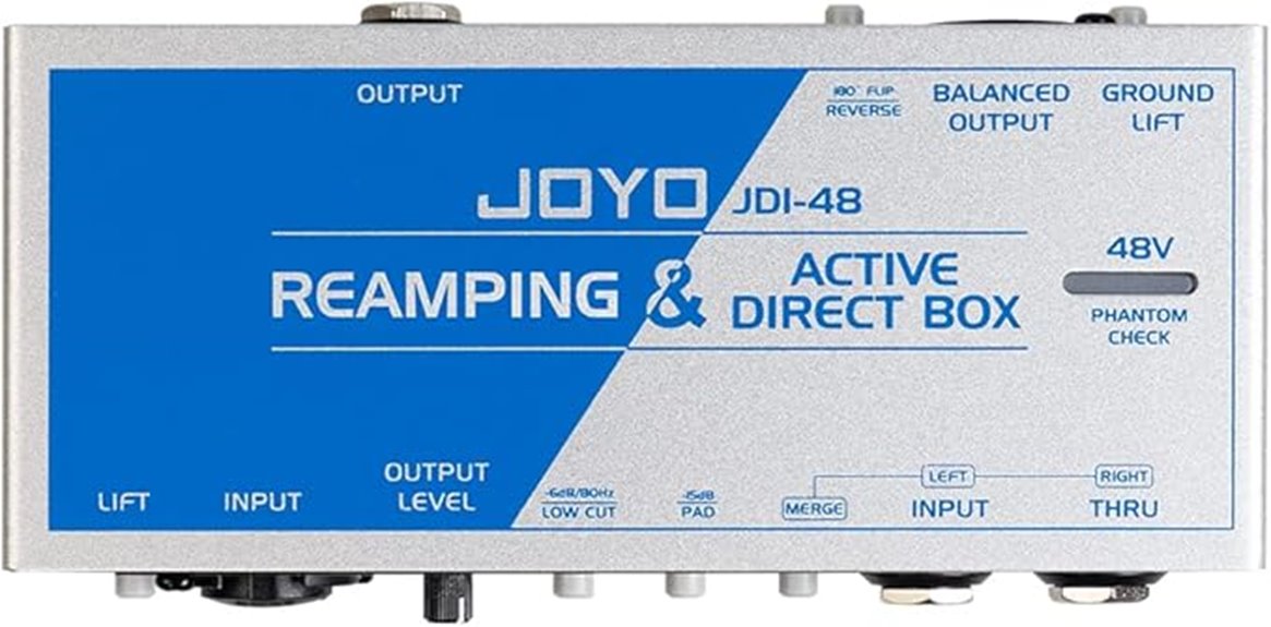 reamping and phantom power