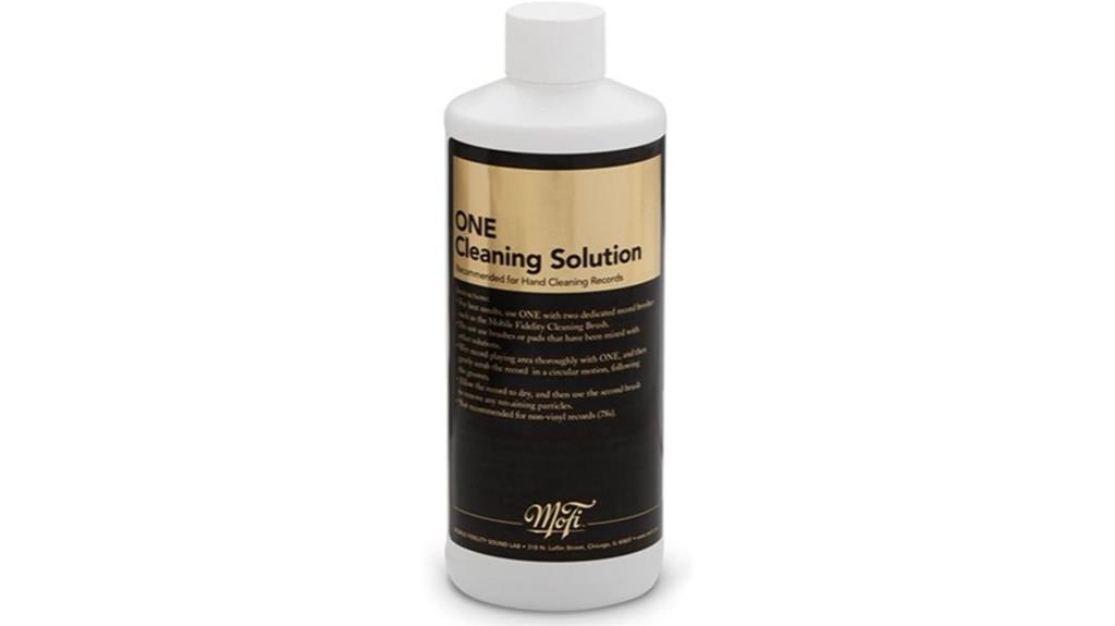 record cleaning solution bottle