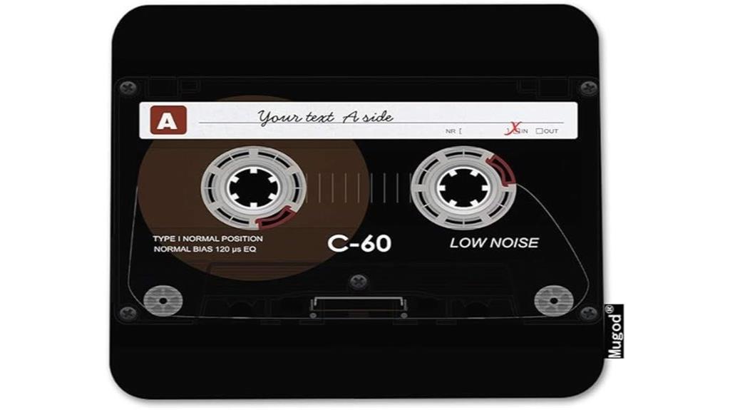 retro cassette mouse pad
