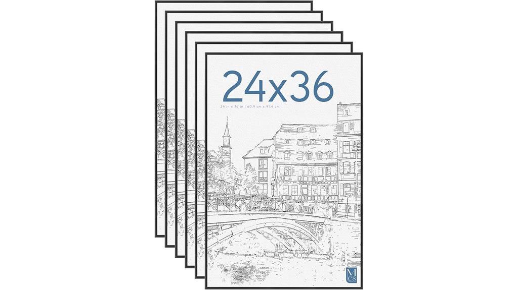 six pack poster frames
