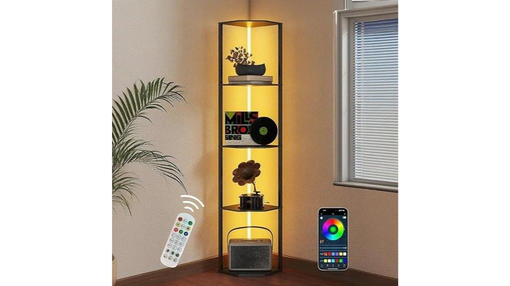 smart led display shelf