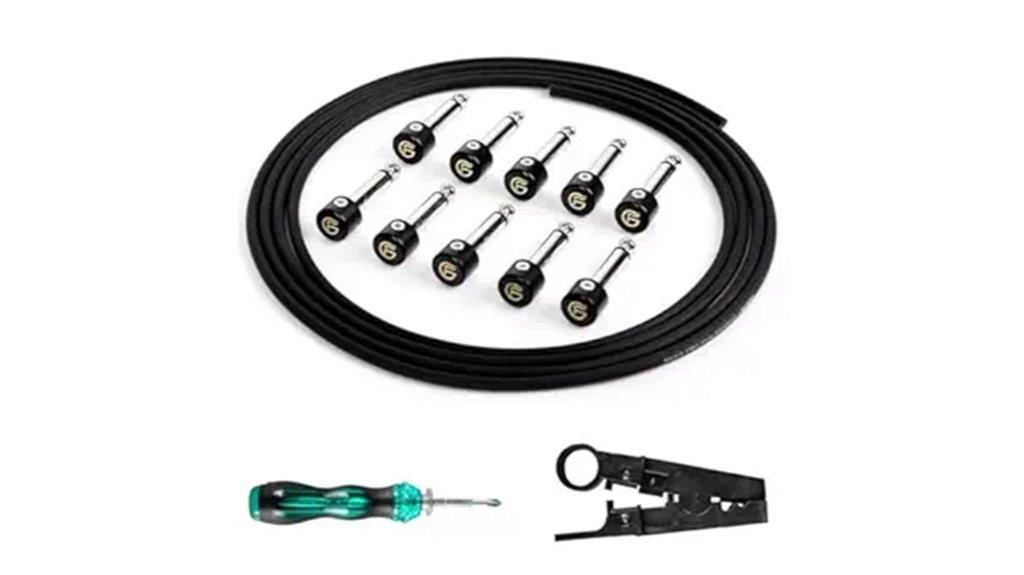 solderless pedalboard cable kit