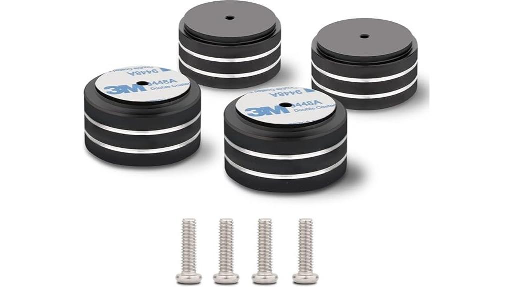 speaker isolation rubber feet