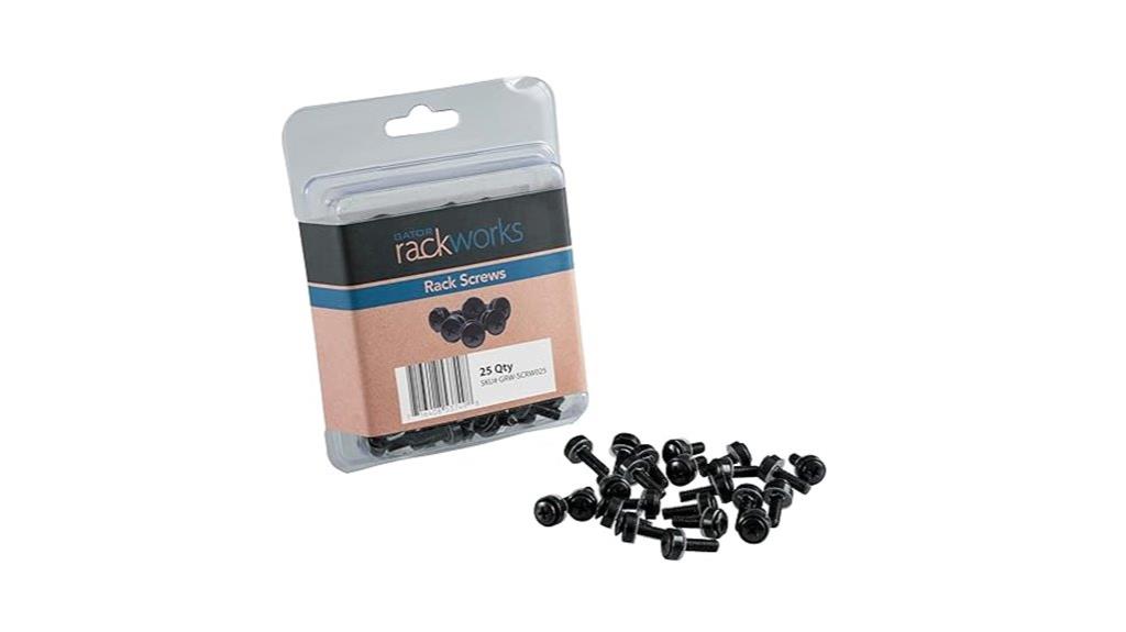 standard size rack screws