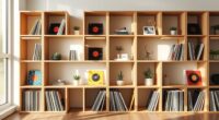 stylish vinyl shelf solutions