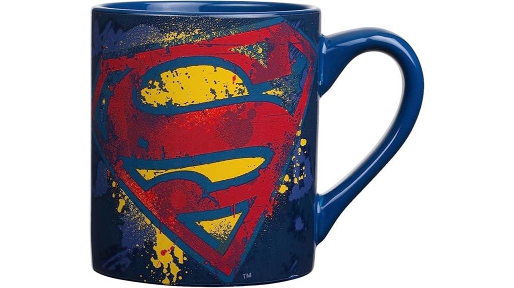 superman mug with silver buffalo