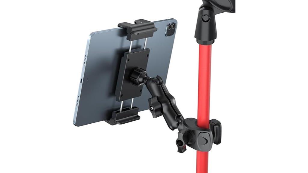 tablet holder for mic